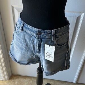 Cosmic Love Light Wash Denim Shorts